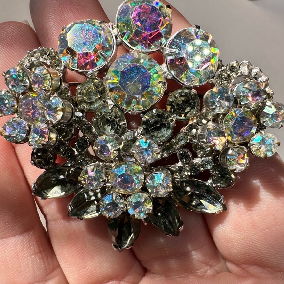 VERIFIED Vintage Juliana D&E brooch & earring set - Picture 7 of 12